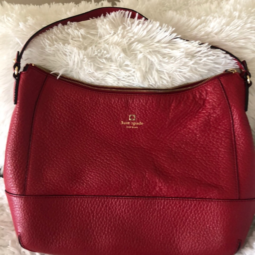 Kate Spade Classic Hobo Style Red Purse